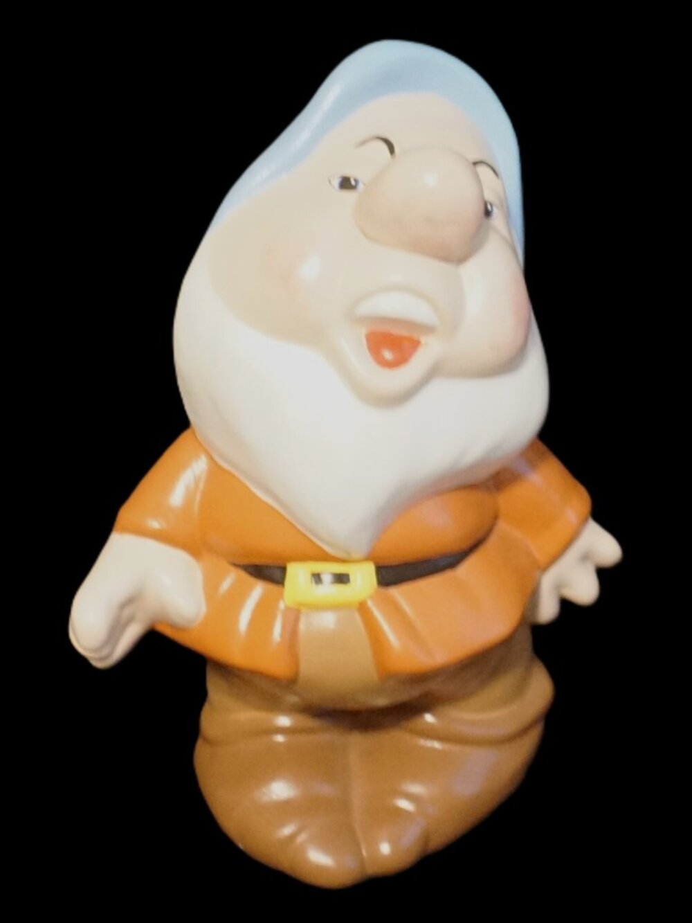 Vintage Disney Ceramic Hand Painted Sneezy Figure from Snow White & the 7 Dwarfs